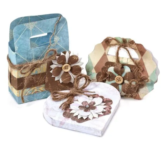 Kreativ Schablonen "Bella", 3er Set, Geschenkschachteln