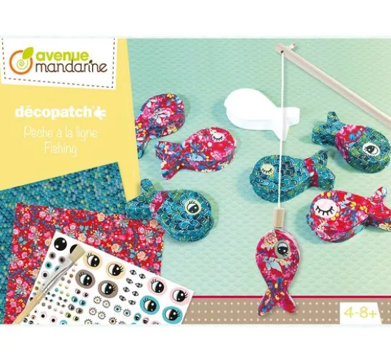 Kreativ-Set Décopatch "Fische angeln"