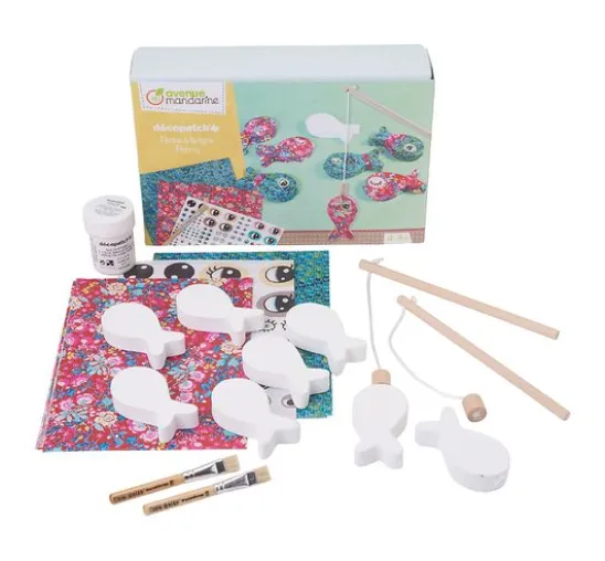 Kreativ-Set Décopatch "Fische angeln"