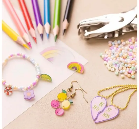 Kreativset Schrumpffolie "Schmuck"