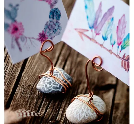 Kreativ-Set "Steine bemalen im Boho-Look"