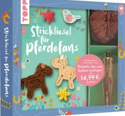 Kreativ-Set "Strickliesel für Pferdefans"