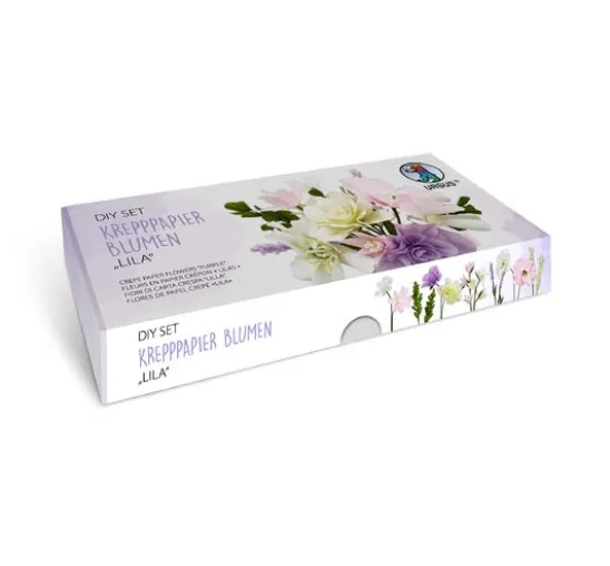 Krepppapier-Blumen-Set