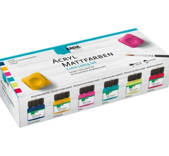 KREUL Acryl Mattfarben-Set "Color Living"