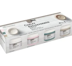 KREUL Chalky Kreidefarben Basis-Set, 4 x 150 ml