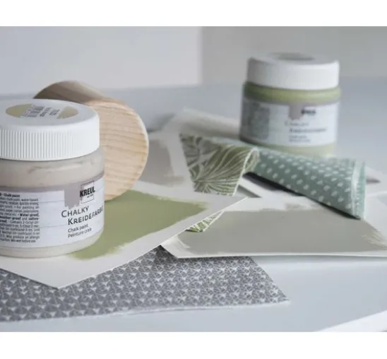KREUL Chalky Kreidefarben Basis-Set, 4 x 150 ml