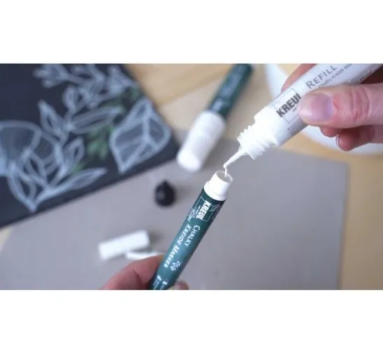 KREUL Chalky Kreide Marker Weiß 4er-Set