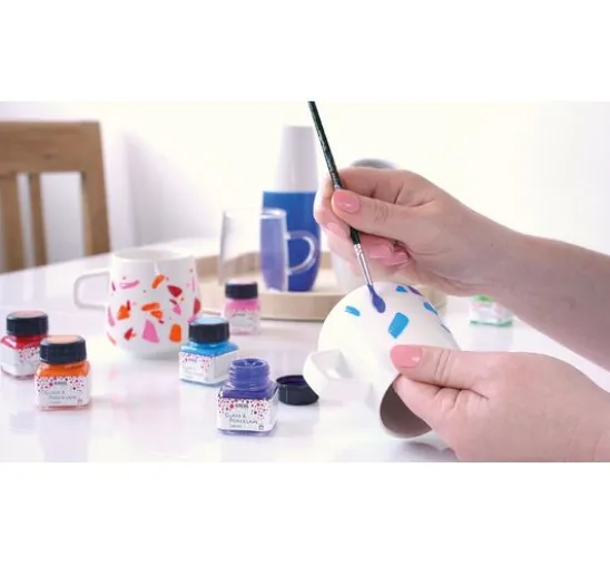 KREUL Glass & Porcelain Classic-Set "Color Living"