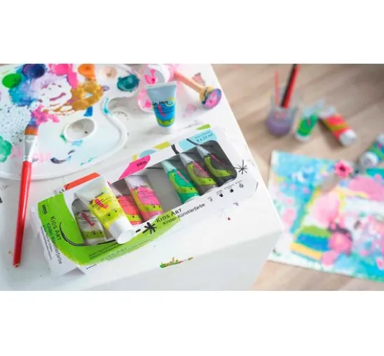 KREUL Kids Art Kinder-Künstlerfarbe, 8 x 20 ml