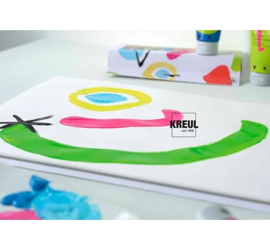 KREUL Kids Art Kinder-Künstlerfarbe, 8 x 20 ml