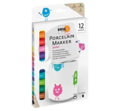 KREUL Porcelain Marker Junior, medium, 12er-Set