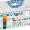 KREUL Textil Marker fine, 6er-Set