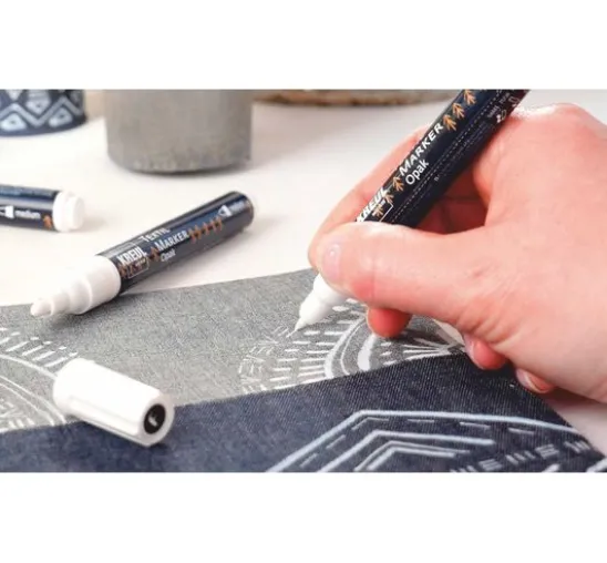 KREUL Textil Marker Opak "Black & White", 4er-Set
