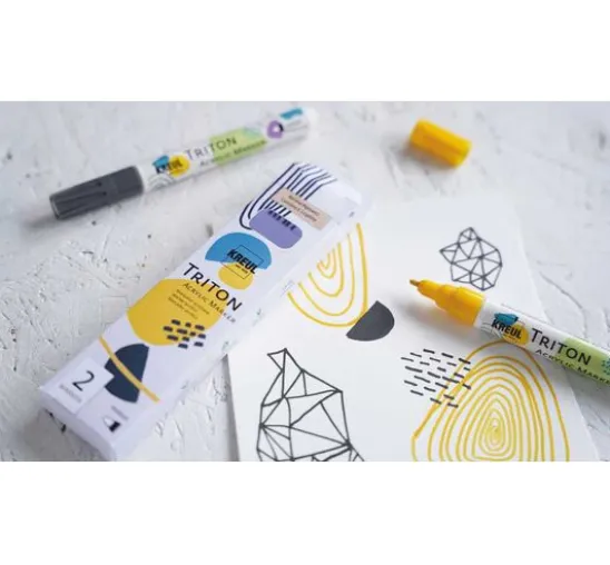 KREUL Triton Acrylic Marker medium "Natural Pigments"