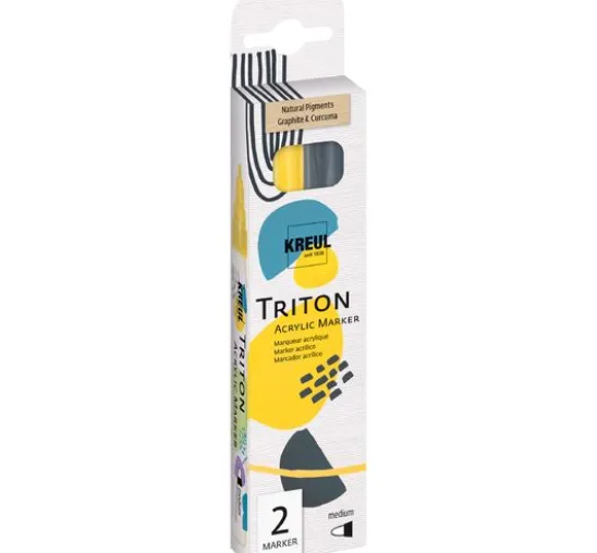 KREUL Triton Acrylic Marker medium "Natural Pigments"
