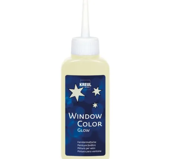 KREUL Window Color, nachtleuchtend gelb
