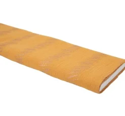 Krinkel-Musselin Baumwoll-Stoff mit Gold-Effekt