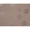 Krinkel-Musselin Baumwoll-Stoff mit Metallic-Effekt "Sakura Blossom Taupe"