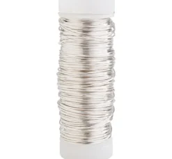 Kupferlackdraht, Silberfarben, 0,50 mm
