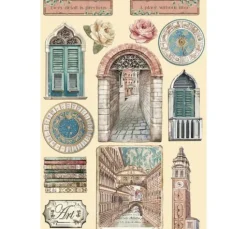 Lasercut-Motive "Venice City of Art"
