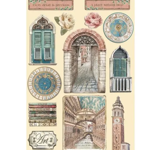 Lasercut-Motive "Venice City of Art"