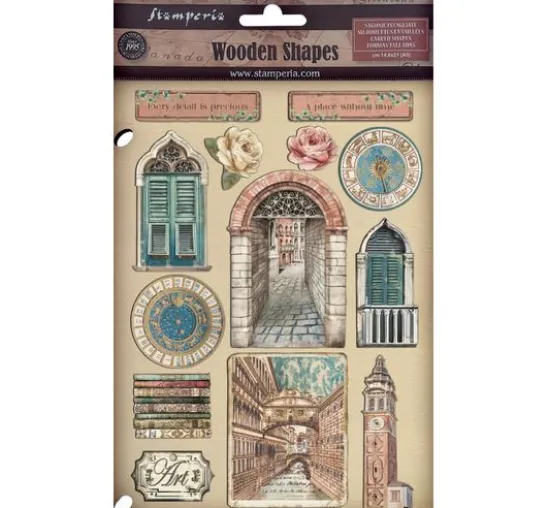 Lasercut-Motive "Venice City of Art"