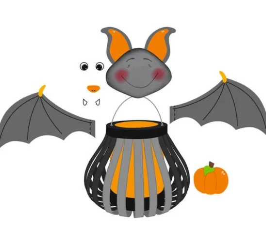 Laternen-Bastelset "Fledermaus"