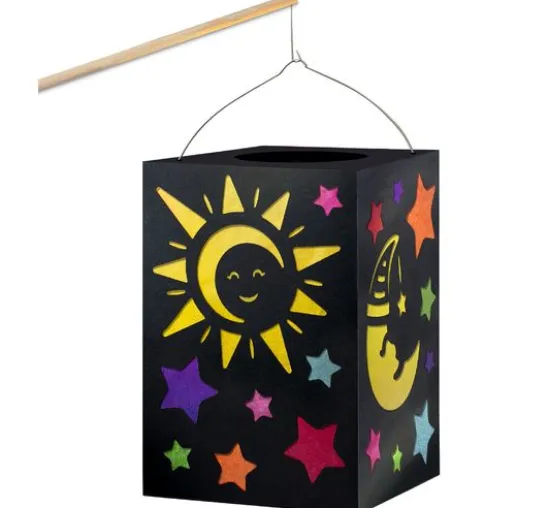 Laternen-Bastelset "Sonne, Mond & Sterne"