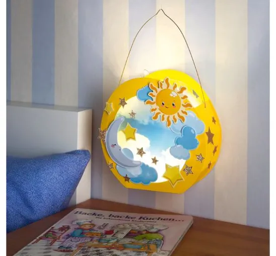 Laternen-Bastelset "Sonne, Mond und Sterne"