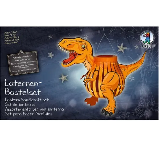Laternen-Bastelset "T-Rex"