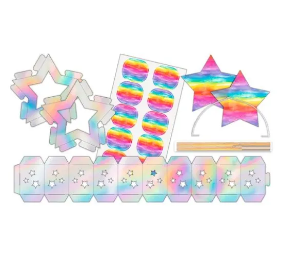 Laternen-Bastelset "Twinkle Star Irisierend"