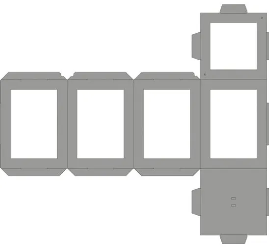 Laternen-Rohling "Eckig"