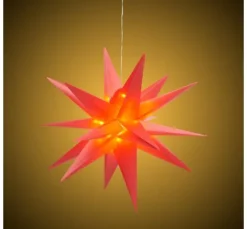 LED-3D Stern "Wega", Rot
