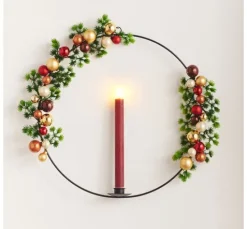 LED-Echtwachskerze mit Timer 6/18 Std.