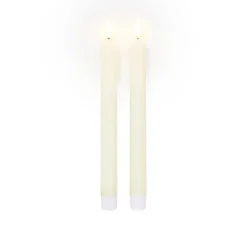 LED-Echtwachskerze mit Timer 6/18 Std.