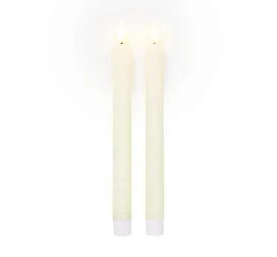 LED-Echtwachskerze mit Timer 6/18 Std.