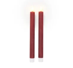 LED-Echtwachskerze mit Timer 6/18 Std.