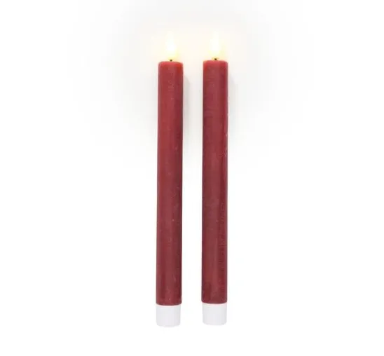 LED-Echtwachskerze mit Timer 6/18 Std.