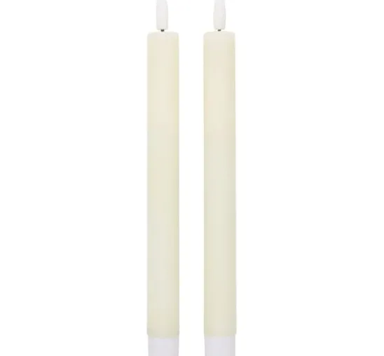 LED-Echtwachskerze mit Timer 6/18 Std.