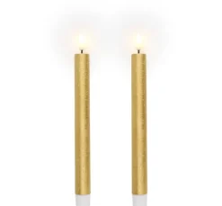 LED-Echtwachskerze mit Timer 6/18 Std.
