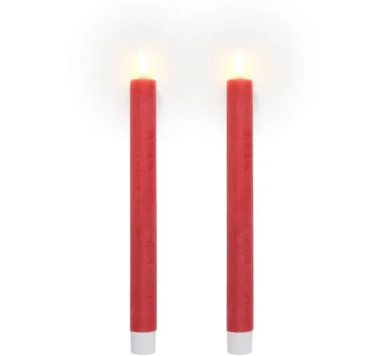 LED-Echtwachskerze mit Timer 6/18 Std.