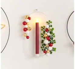 LED-Echtwachskerze mit Timer 6/18 Std.