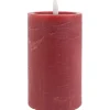 LED-Echtwachskerze "12,5 x 7,5 cm", mit Timer