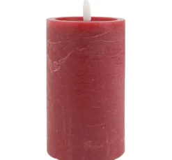 LED-Echtwachskerze "12,5 x 7,5 cm", mit Timer