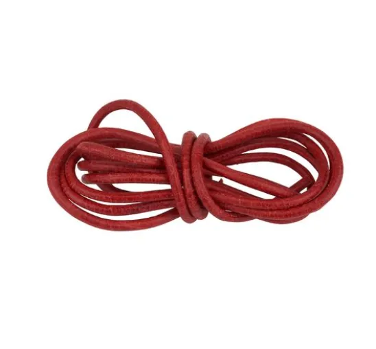Lederband rund, Ø 2 mm