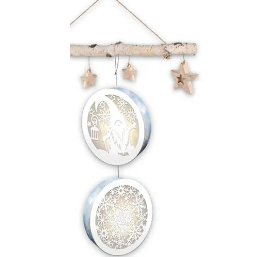 Lightboxes "Gnome & Snowflakes", 2er-Set