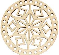 Makramee-Knüpfscheibe Rund, 15 cm