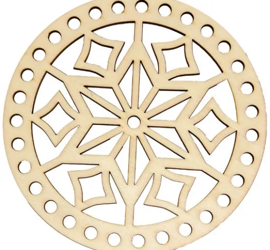Makramee-Knüpfscheibe Rund, 15 cm