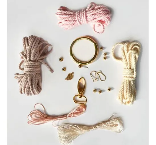 Makramee-Schmuckset "With Love"