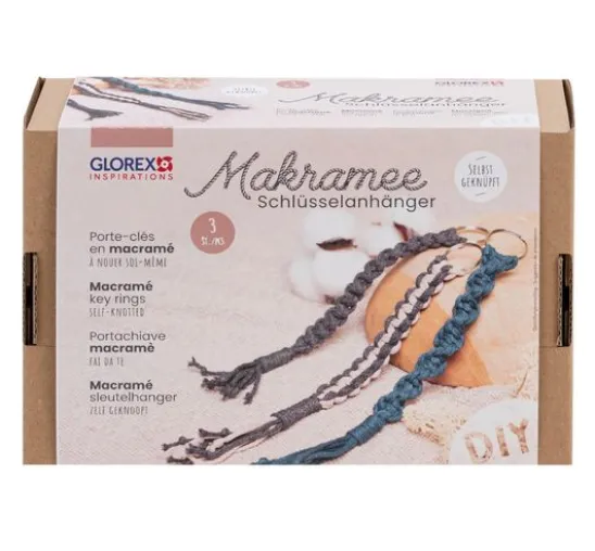 Makramee-Set "Schlüsselanhänger"